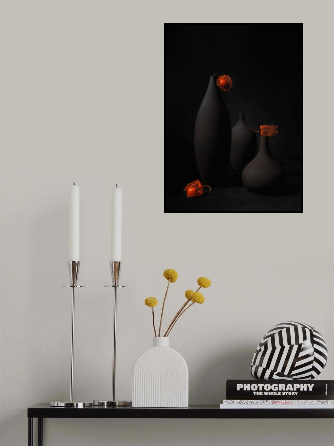 Three Vases Poster och Canvastavla