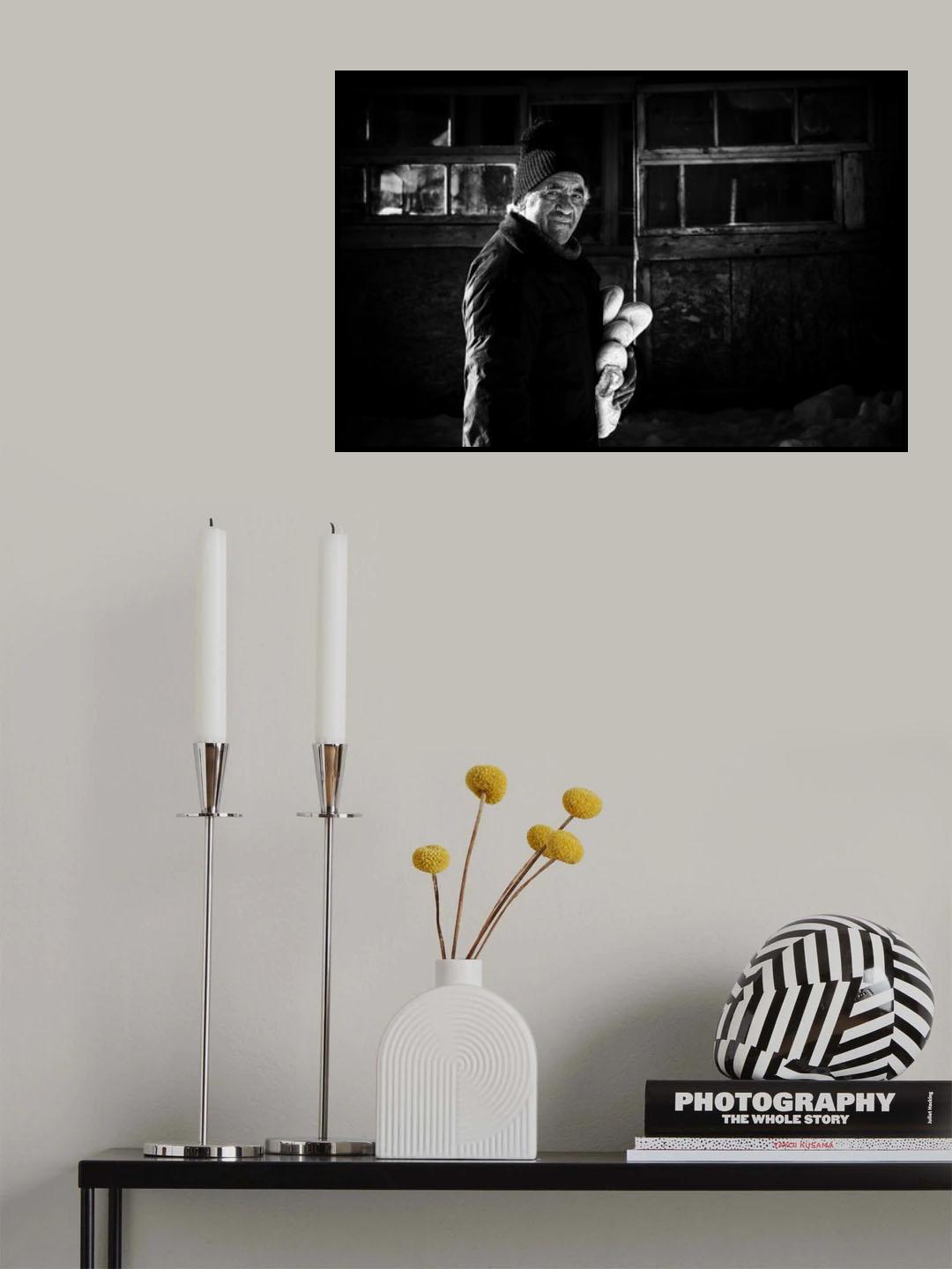 White bread Poster och Canvastavla