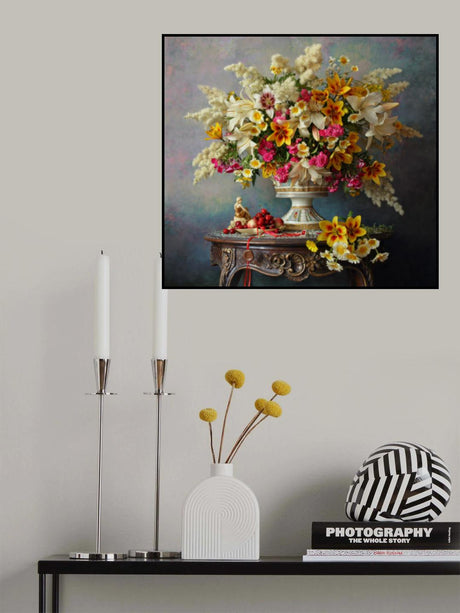 Still life with flowers Poster och Canvastavla