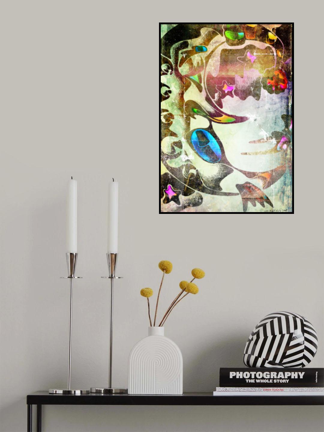 The moon charms at night Poster och Canvastavla