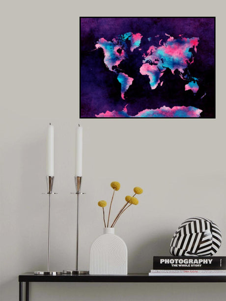 World map 20 Poster och Canvastavla
