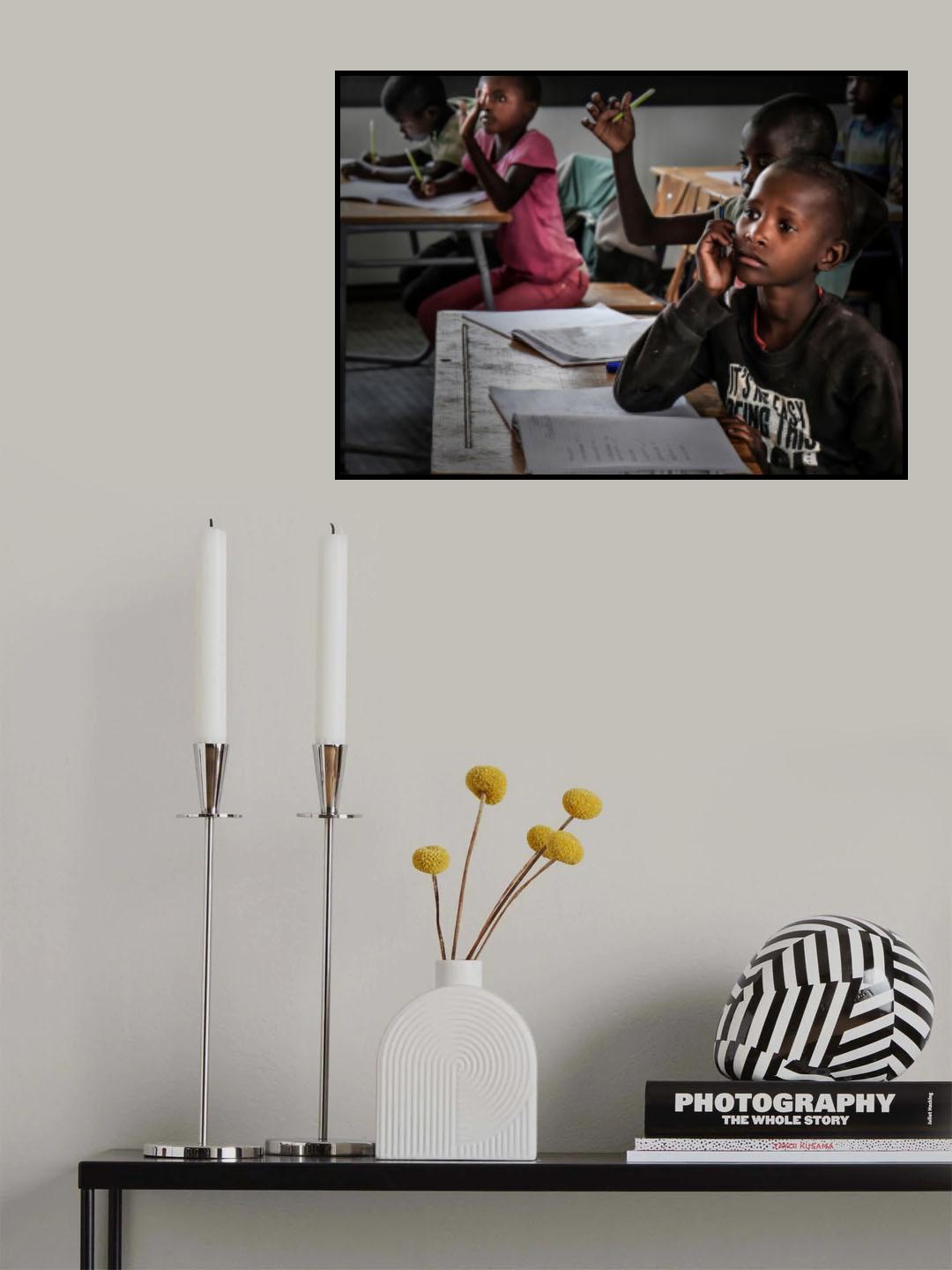 Caught up in thoughts Poster och Canvastavla