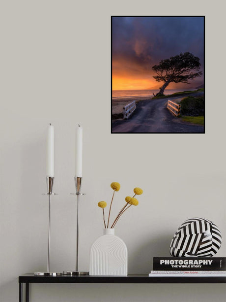 A tree and a bridge Poster och Canvastavla