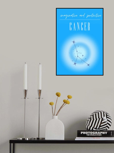 Cancer Zodiac Print Art Poster och Canvastavla