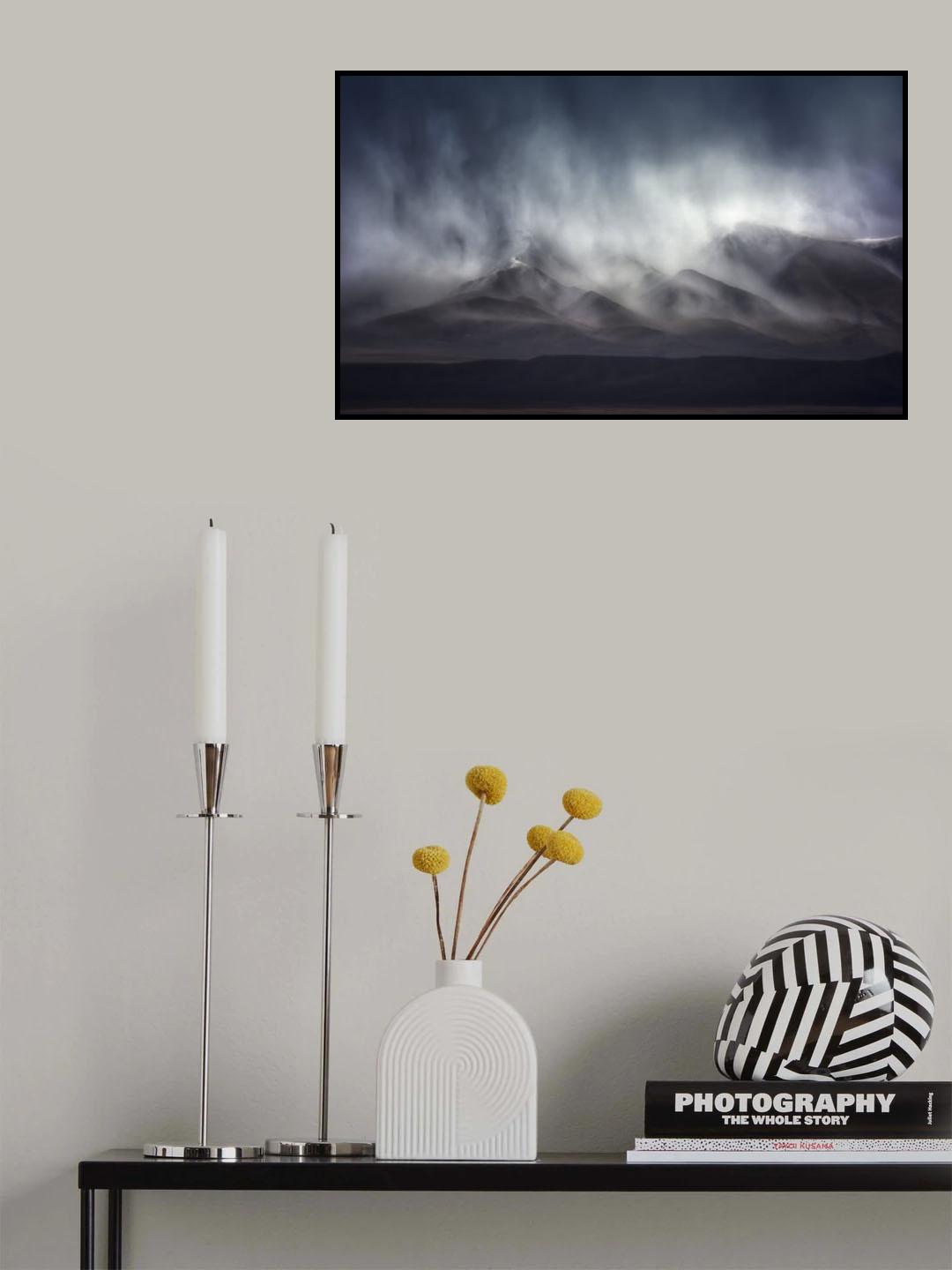 Qilian Mountains (祁连山脉) Poster och Canvastavla