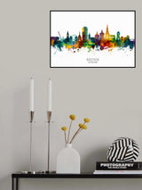 Rostock Germany Skyline Poster och Canvastavla
