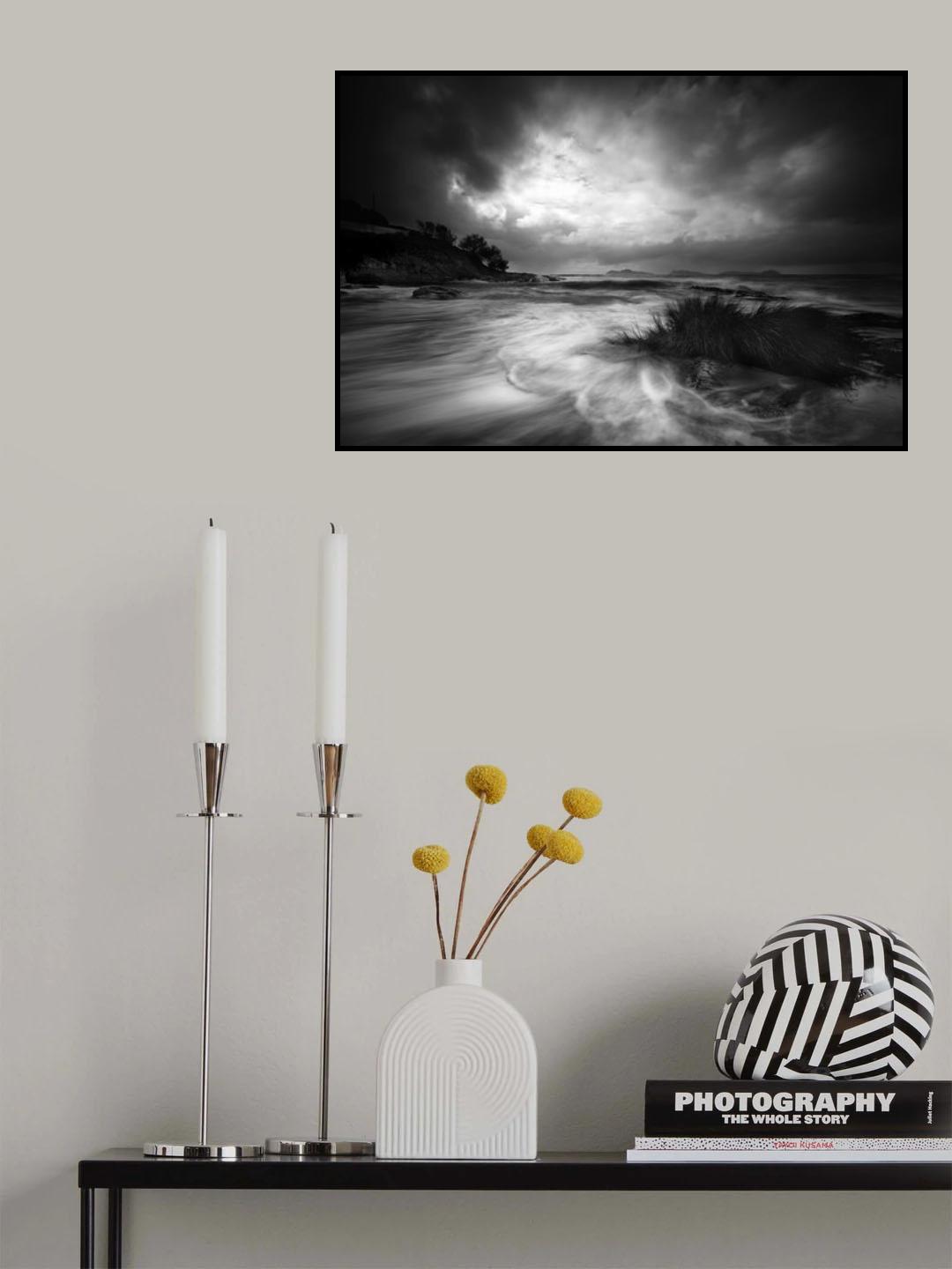 Rushes in the sea Poster och Canvastavla