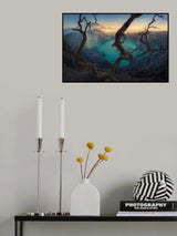 Ijen Volcano Poster och Canvastavla