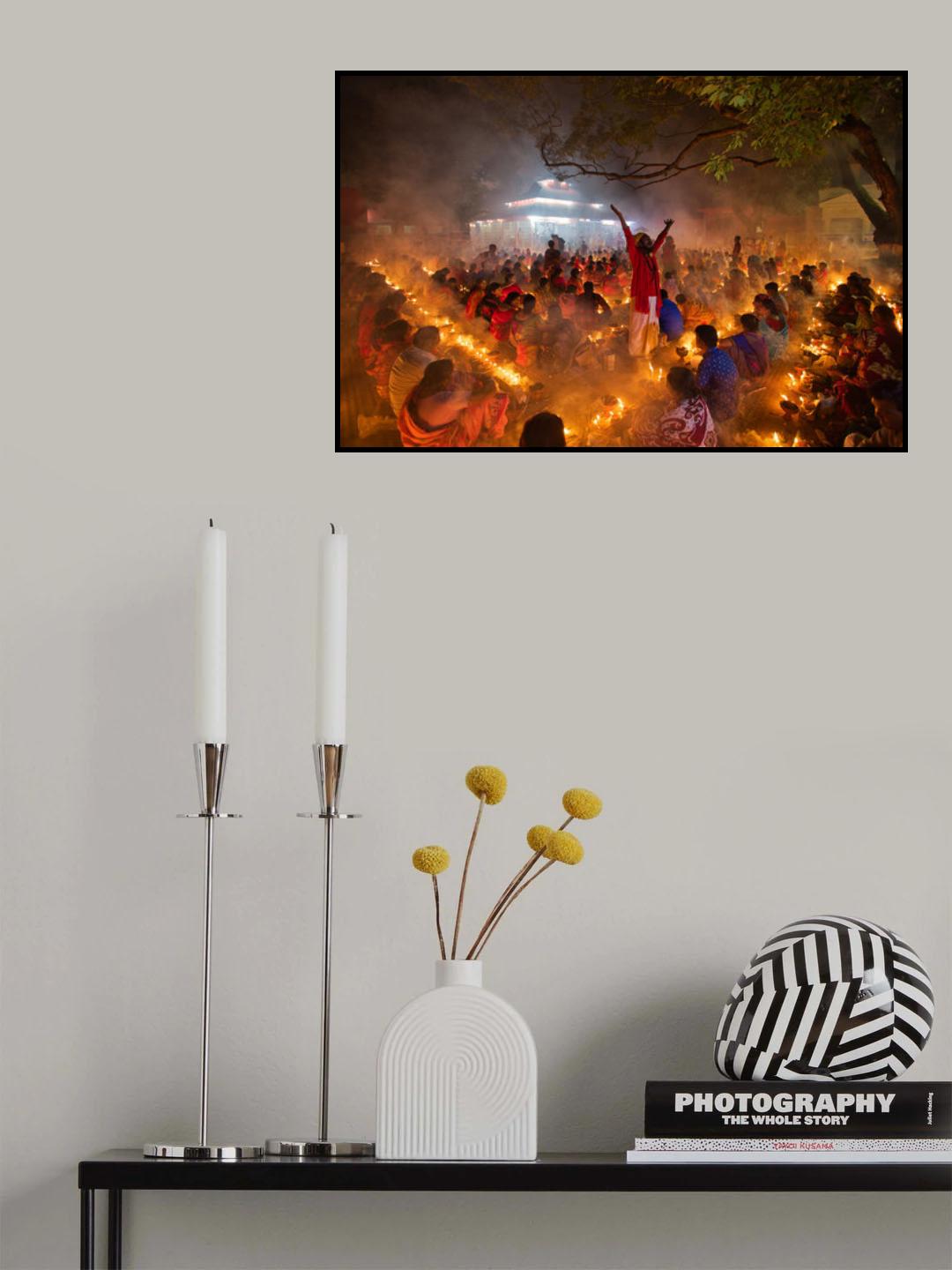 Praying with fire Poster och Canvastavla