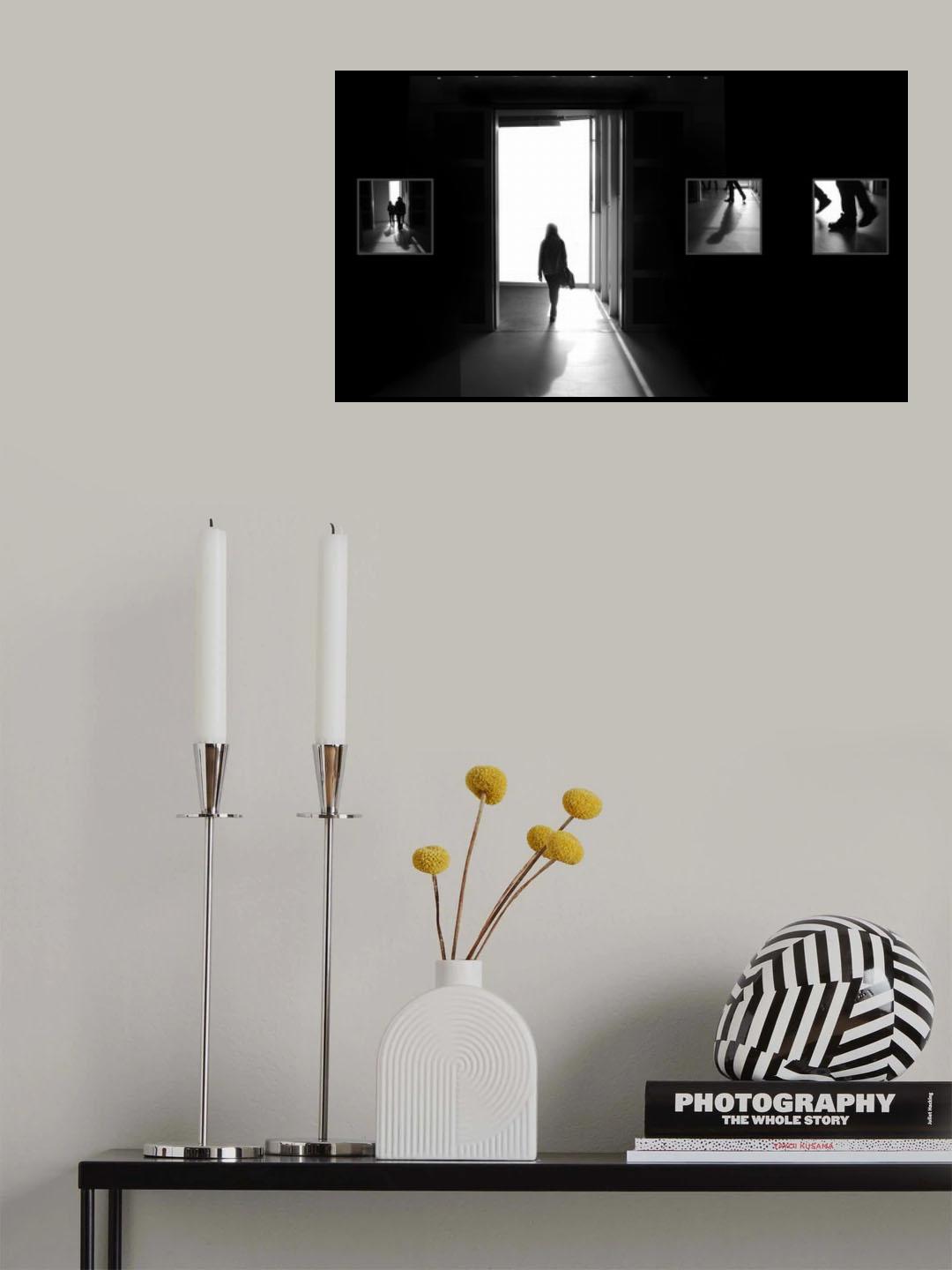 Up to visit the next exhibition Poster och Canvastavla
