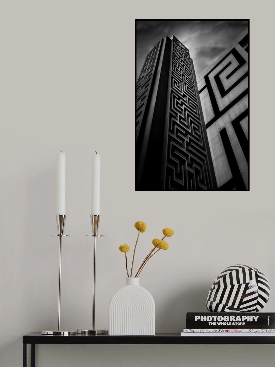 Double maze Poster och Canvastavla