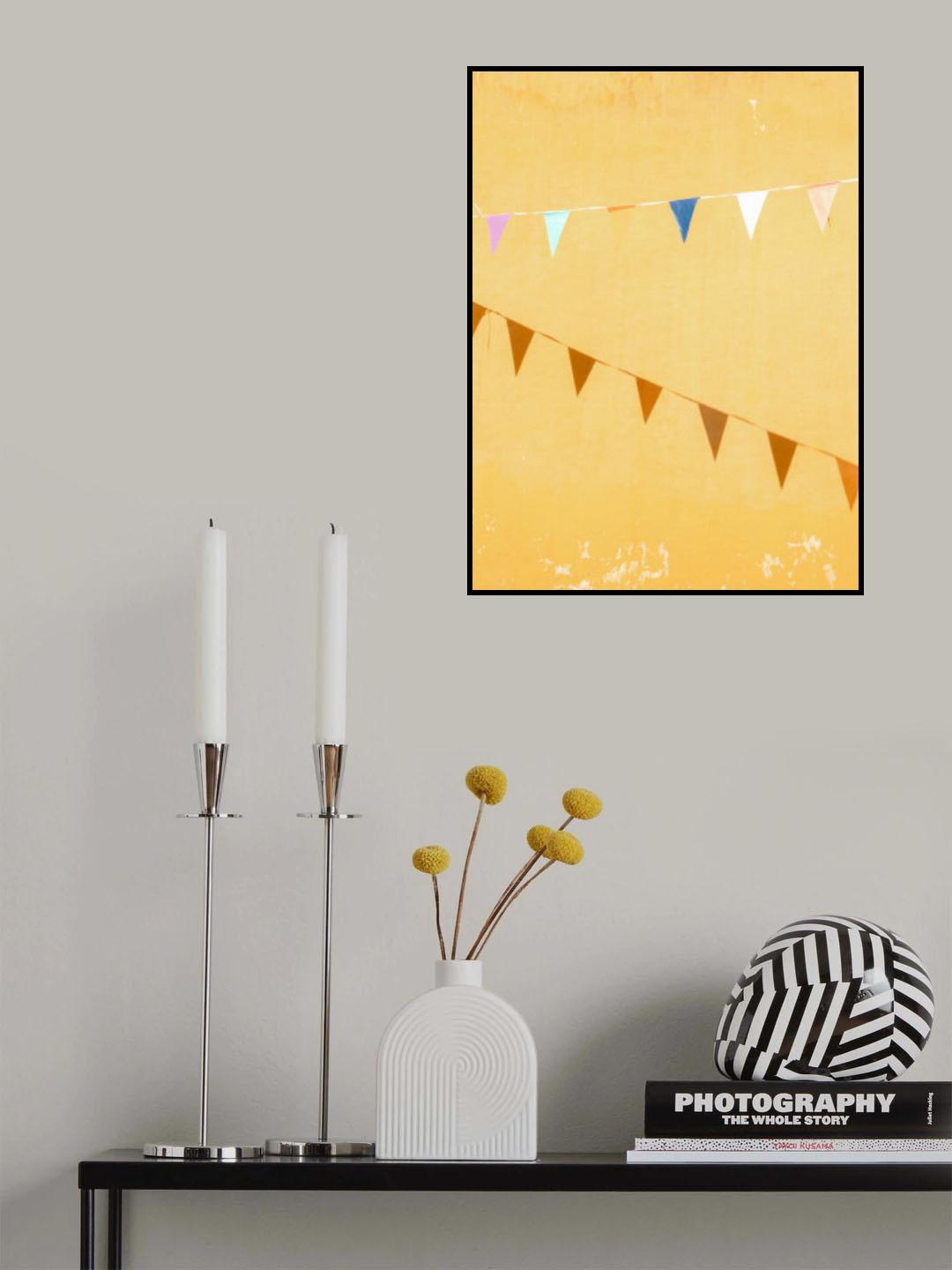 Mexican Flags Poster och Canvastavla