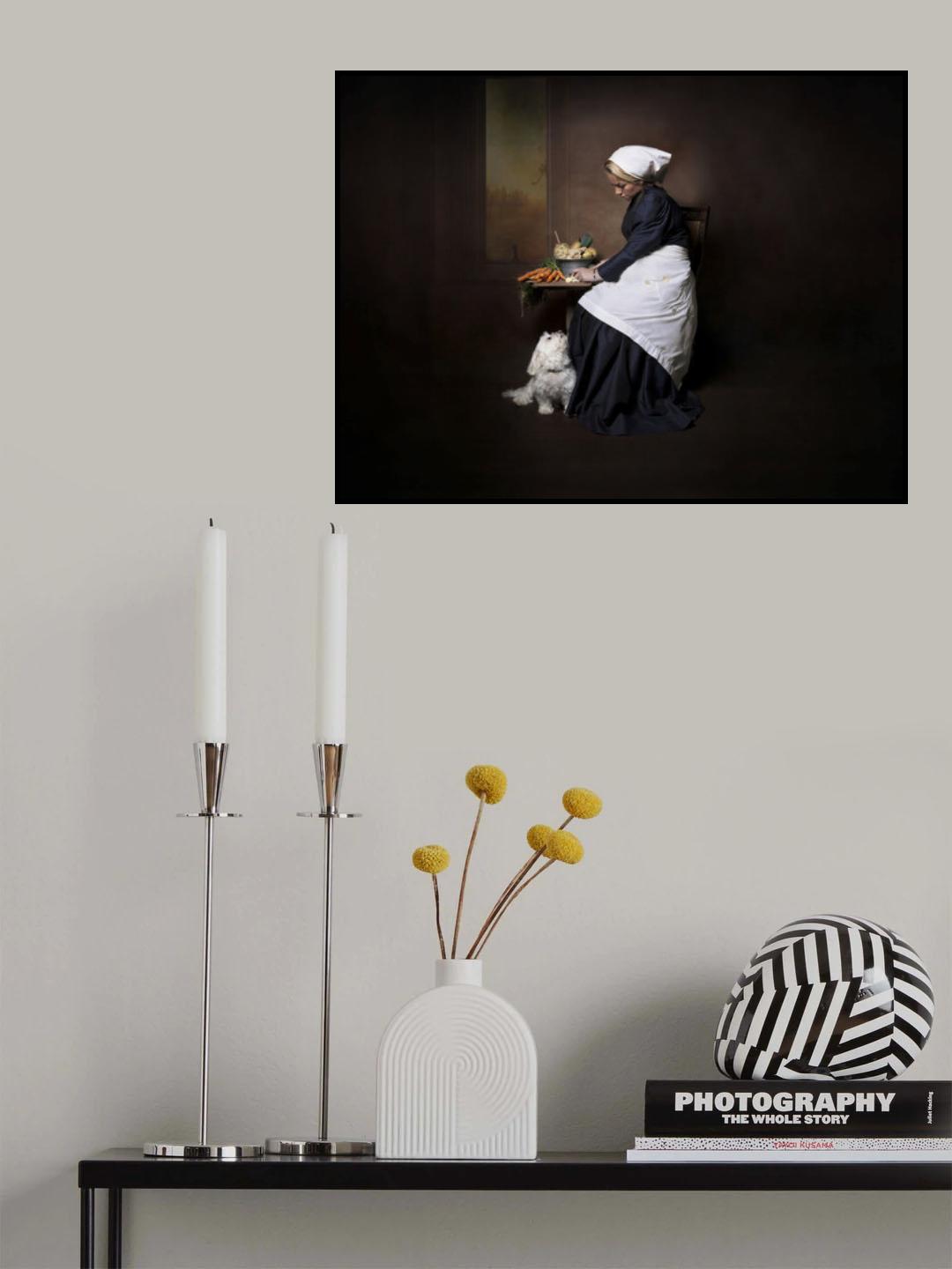 Mom to be making diner Poster och Canvastavla