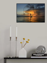 nets in sunset Poster och Canvastavla