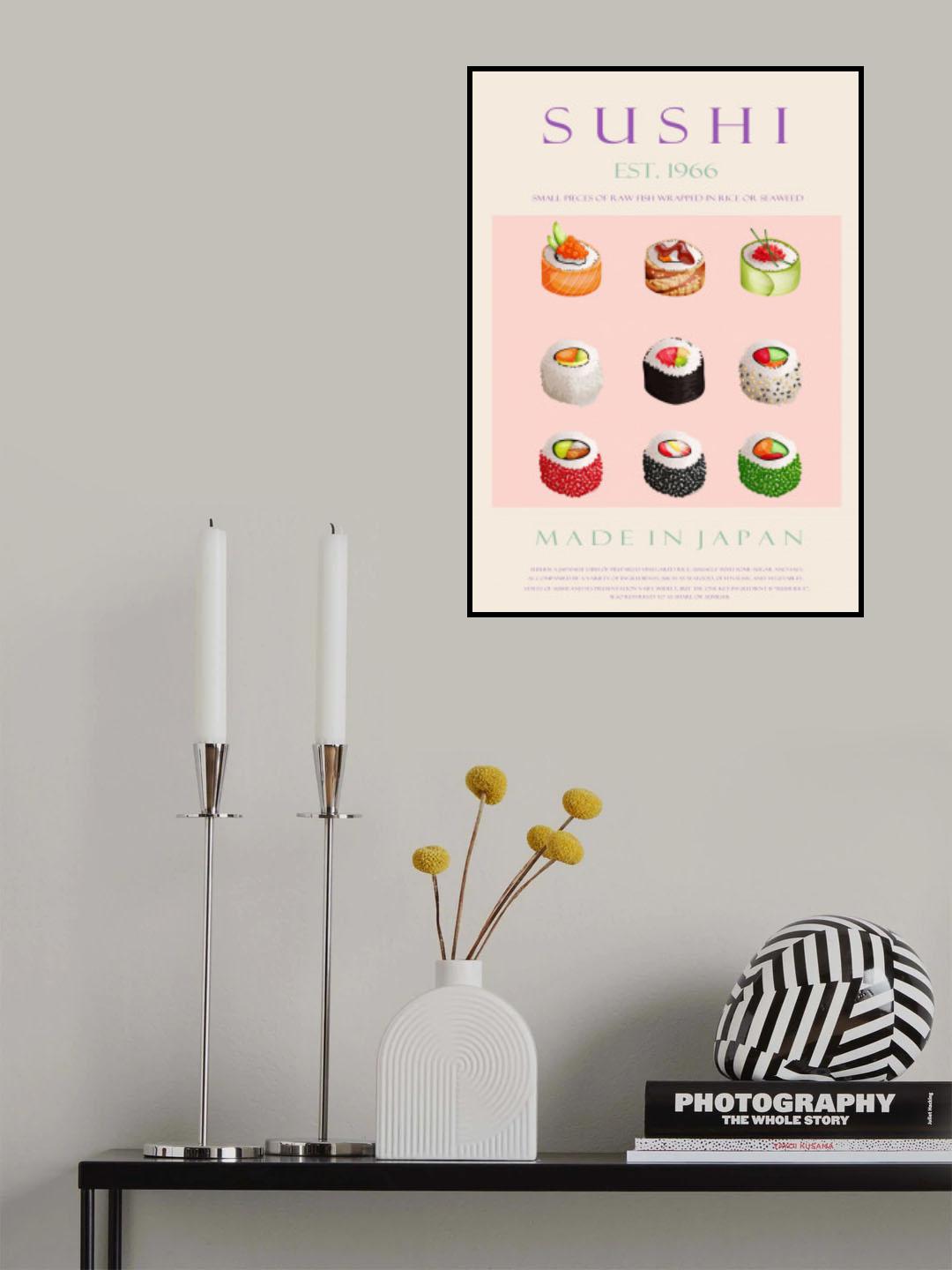 Sushi Est. 1966 Poster och Canvastavla