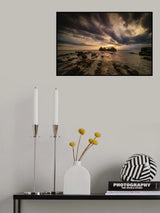 A ray of light shines in Poster och Canvastavla
