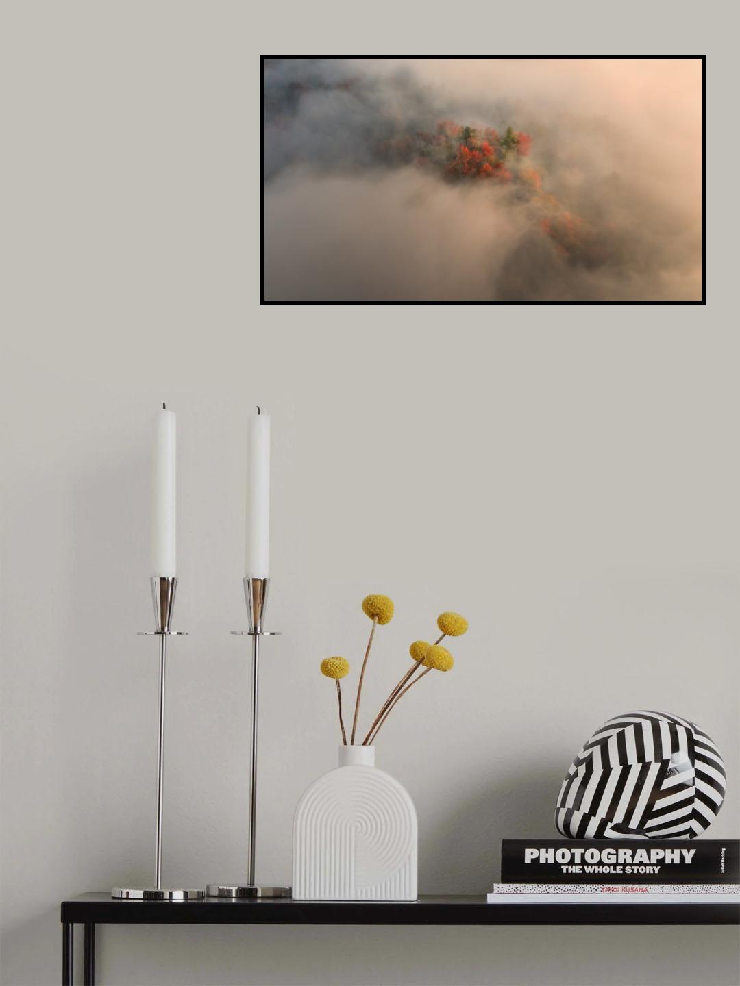 Foliage in the Fog Poster och Canvastavla