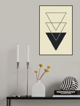 Abstract Triangles #5 Poster och Canvastavla