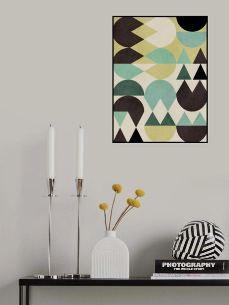 Rainbow Plus Shapes6 Poster och Canvastavla