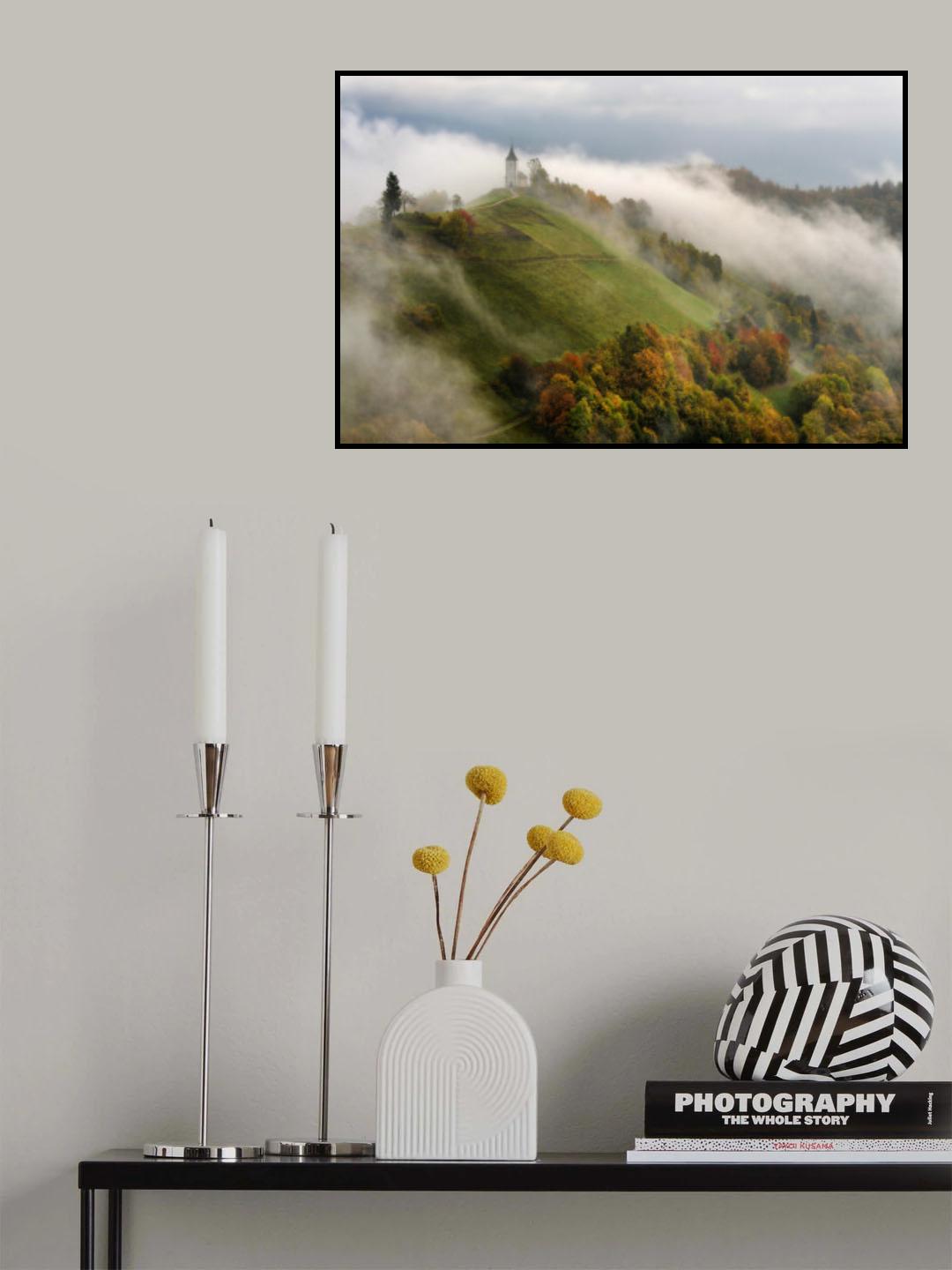 Jamnik in the fog Poster och Canvastavla