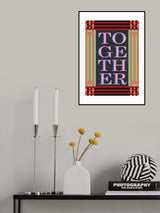 Together Black Poster och Canvastavla