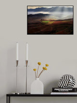 Early Spring On Red Land Poster och Canvastavla