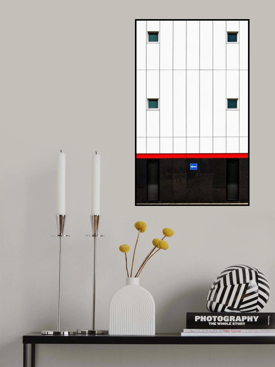 Red Line Poster och Canvastavla
