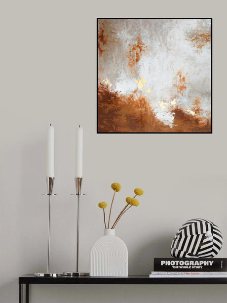 Abstract Blue Red Green 2 Poster och Canvastavla