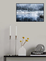 The frozen pond Poster och Canvastavla