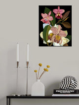 Orchids for Phyllis Botanical Art Print.png Poster och Canvastavla