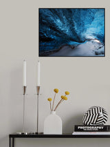 Una grieta azul. Poster och Canvastavla
