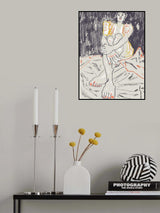 The Girl In The Yellow Dress Dark Poster och Canvastavla