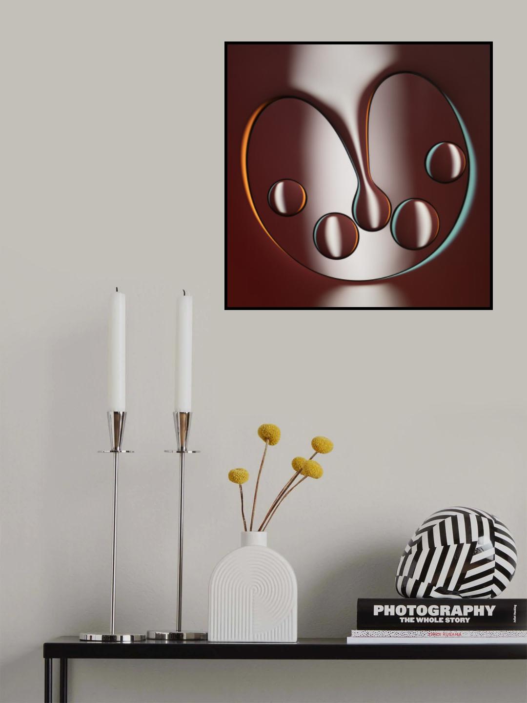 Oil and Water LD95C Poster och Canvastavla