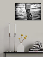 Taking water home (7) - Benin Poster och Canvastavla