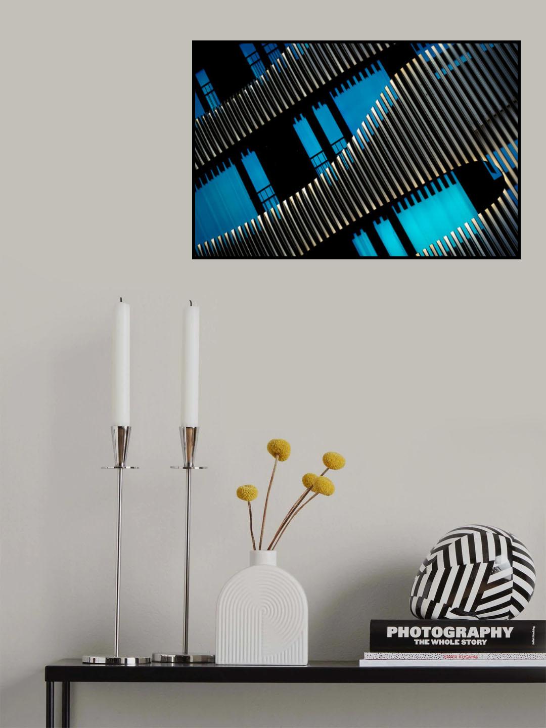 construction wave Poster och Canvastavla