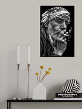 Smoking fisherman Poster och Canvastavla