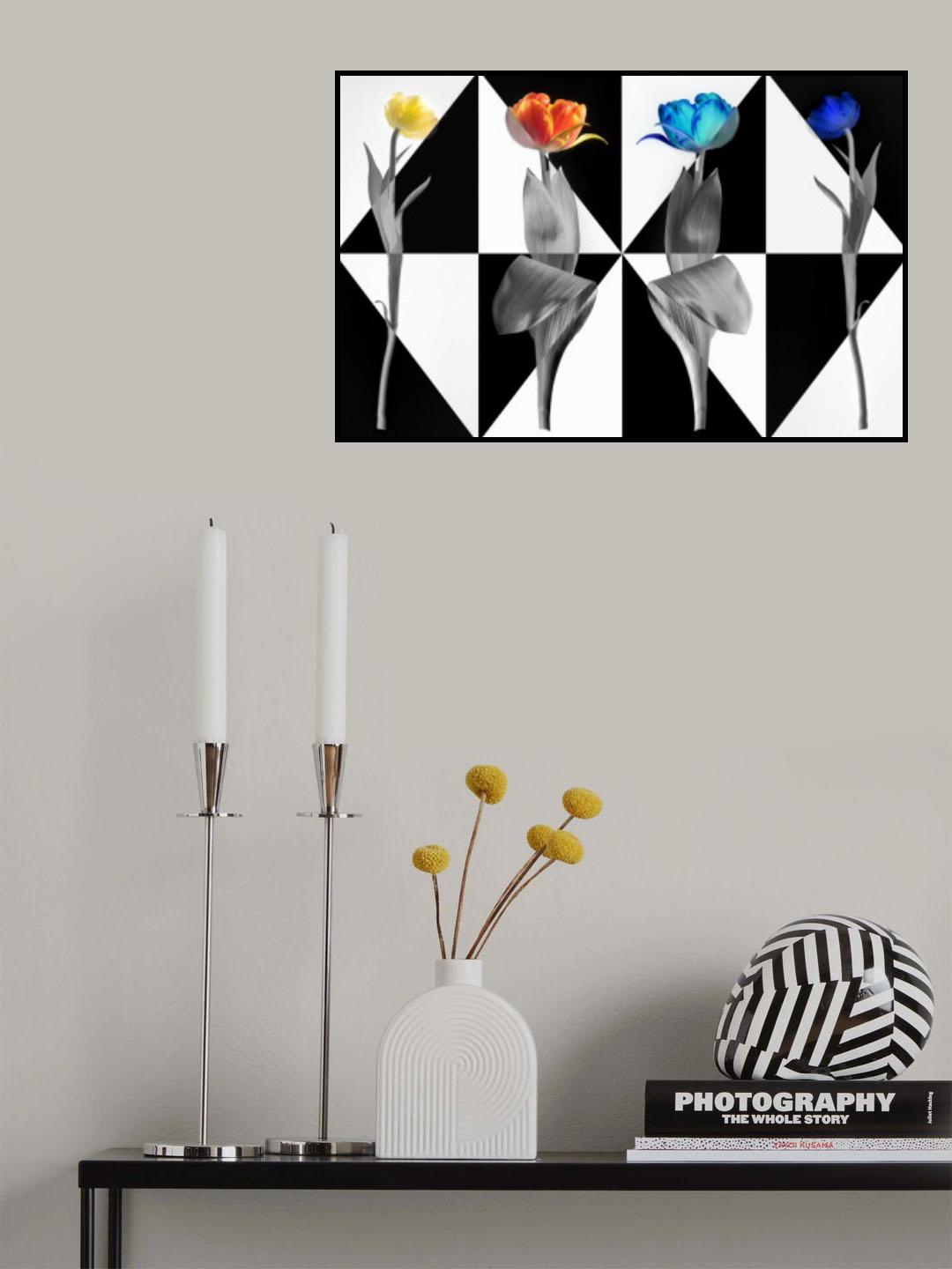 PopArt Tulips Poster och Canvastavla