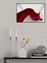 Red stairs Poster och Canvastavla