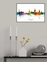 Stockholm Sweden Skyline Poster och Canvastavla