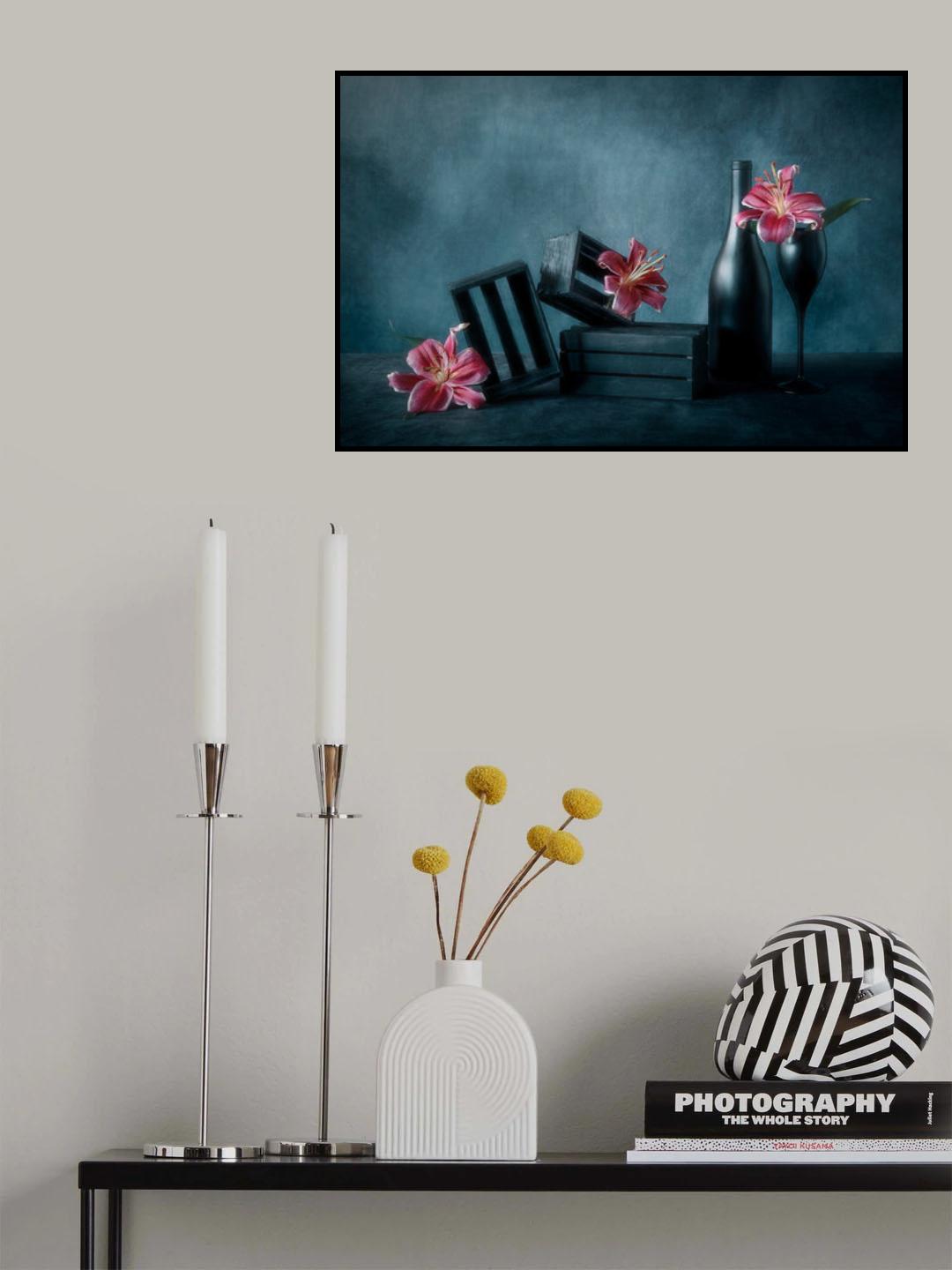 Blooming Lily Poster och Canvastavla