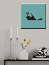 Black Cat Poster och Canvastavla