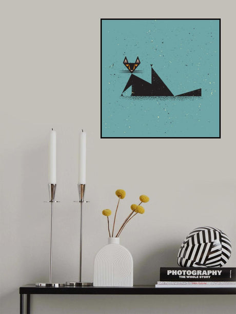 Black Cat Poster och Canvastavla