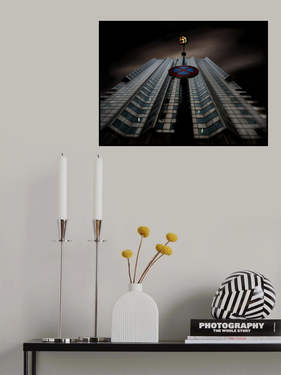 the old lamp Poster och Canvastavla