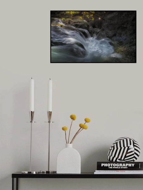 Unknown waterfall 7S8749 Poster och Canvastavla