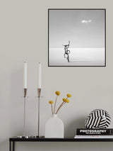 Silver Serenity Poster och Canvastavla