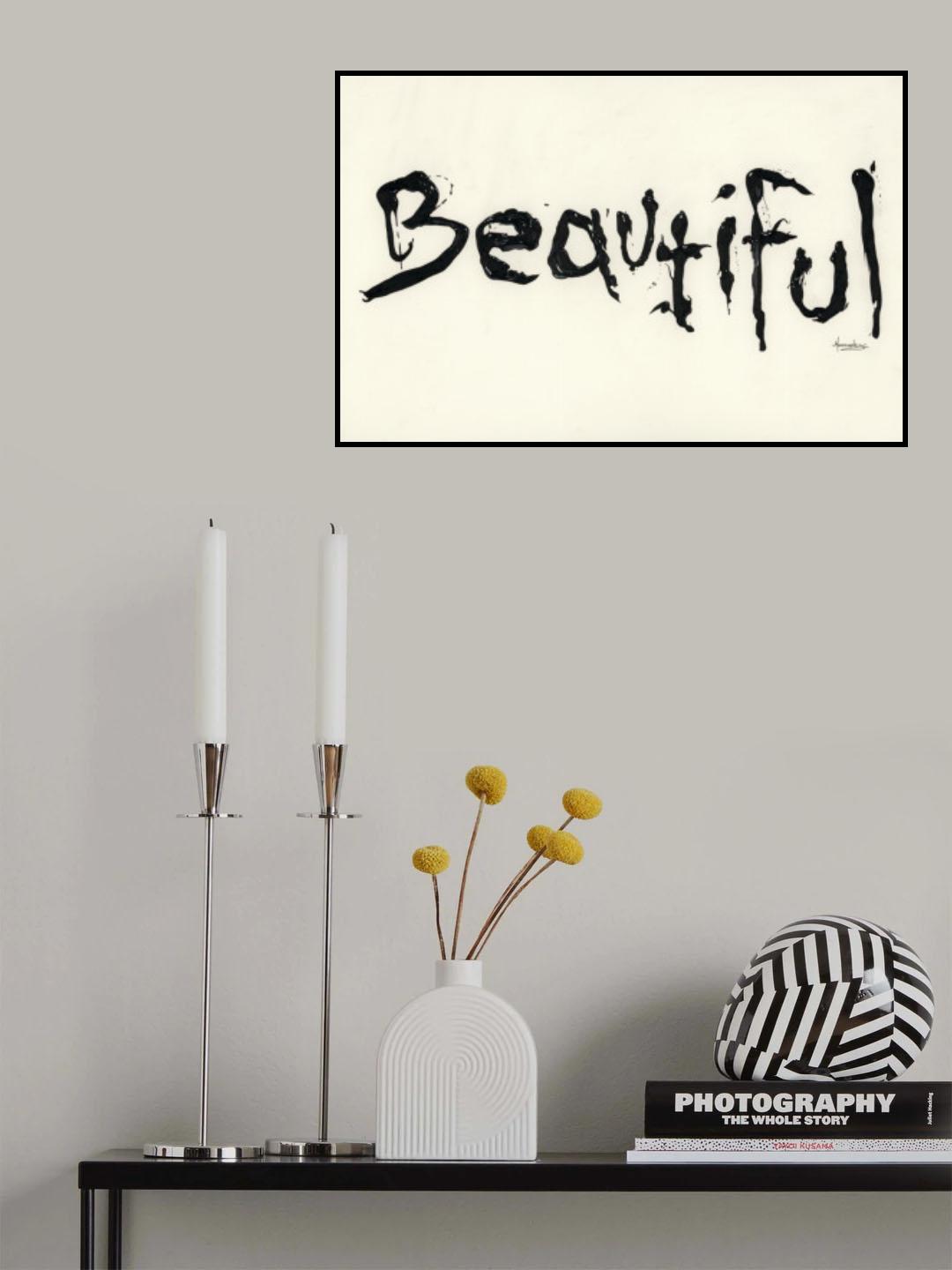 Beautiful Poster och Canvastavla
