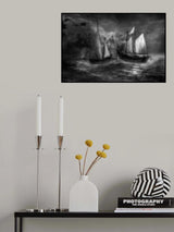 '...ships in stormy waters...' Poster och Canvastavla