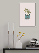 Botanical typewriter Poster och Canvastavla
