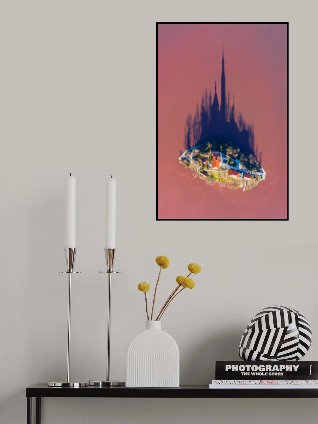 An Island On  The Red Lake Poster och Canvastavla