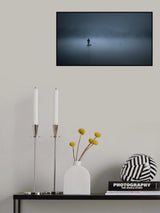 Fog Fisherman Poster och Canvastavla